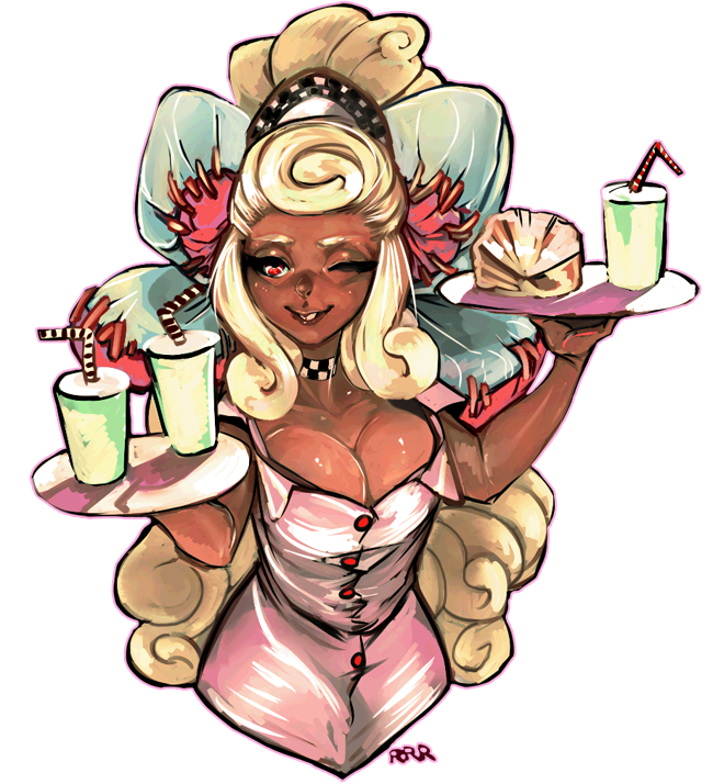redradishrabbit:  this is . really really old but i still like it.. loldollyyy y