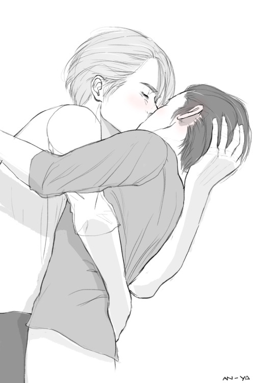 an-ya:kiss, kiss, fall on ice.