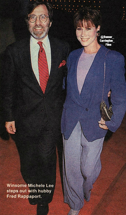 Picture of Michele Lee (Karen, Knots Landing) and her husband Fred Rappaport in the September 25, 19