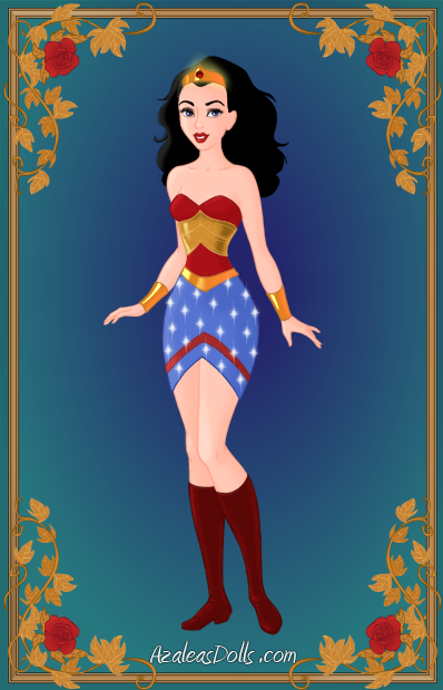 as a Disney Princess. — DC Comics' Wonder Woman as a Disney princess.  Made