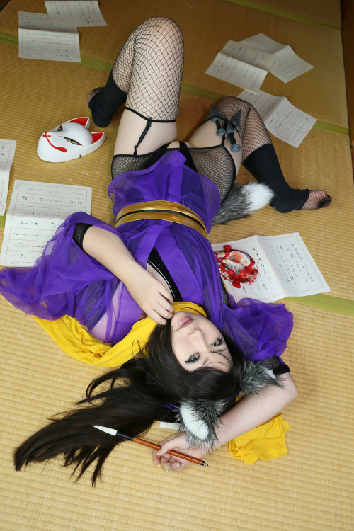 Cute Cosplay Girl Higurashi Rin (Kitsune-Chan) 1-49