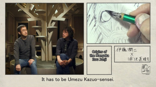 horrorjapan:Junji Ito influences on Urasawa Naoki no Manben Manga  S4x2 2016.