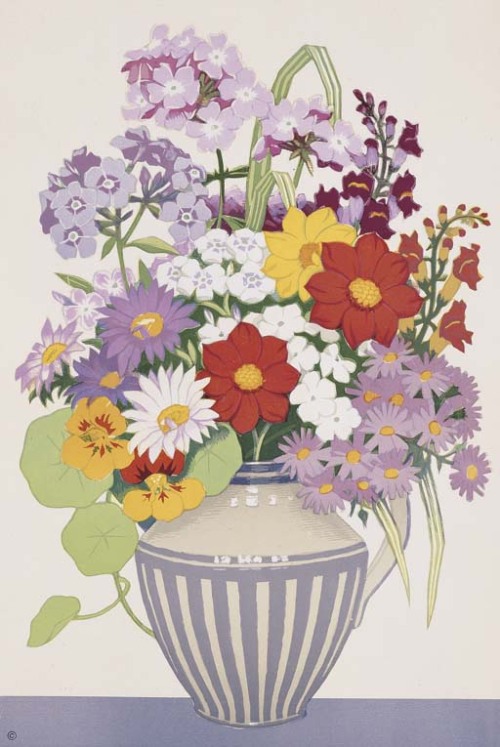 pinkstarlightcomputer:JOHN HALL THORPE (1874-1947) A Summer Bunch.