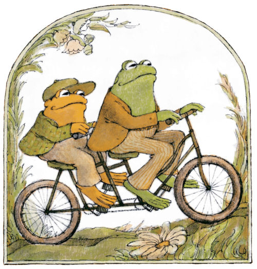 teamrcket:  newyorker:  In 1974, four years after publishing his first children’s book about the close friendship between Frog and Toad, the author and illustrator Arnold Lobel told his family he was gay. “I think ‘Frog and Toad’ really was the
