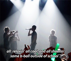 idiothoran:  the boys do the fresh prince of bel air rap (x) 