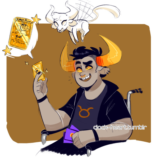 clock-heart: got a golden hologram demon fairy 