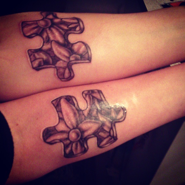 Tattoo uploaded by Ky • Me and my best friend's first matching tattoo, my  3rd tattoo. • Tattoodo