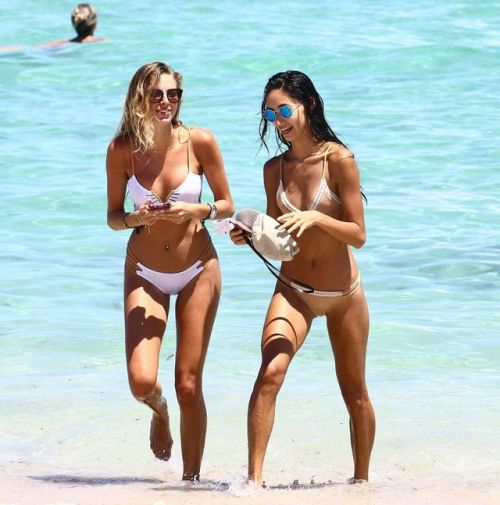 dreadinny: OLIVIA PASCALE and Girlfriend in Bikini at a Beach in Miami 08/30/2017 xx