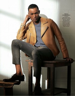 derriuspierre:  Conrad Bromfield by Matthew Scrivens For El Pais Semanal   Very sharp look!