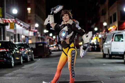 happyacorncosplay - Shots of my Tracer cosplay in Boston - ...