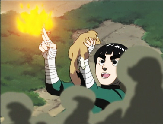 *suddenly remembers that time rock lee made friends w/ a squirrel after saving its life*