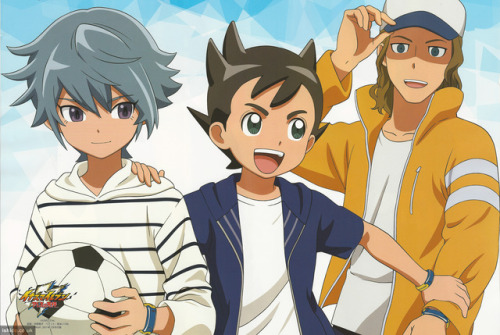 ishidoshuuji:Inazuma Eleven Ares poster from the July Edition of Pash!Please do not remove my waterm