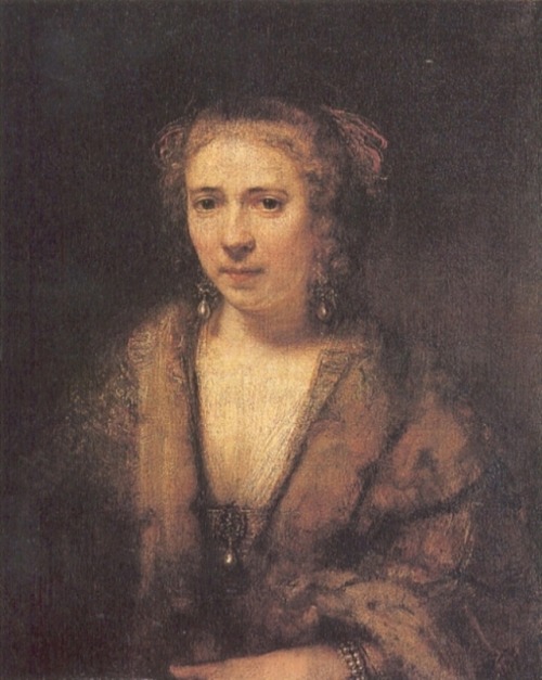 Portrait of Hendrikje Stoffels, 1654, Rembrandt Van RijnSize: 74x61 cmMedium: oil, canvas