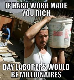 socialjusticeinamerica:  luneamie:  I. Try. To. Tell. People. But. They. Don’t. Listen.  Republican propaganda portrays the poor as being lazy and not willing to work and therefore deserving a low minimum wage. This is an archaic and offensive notion.