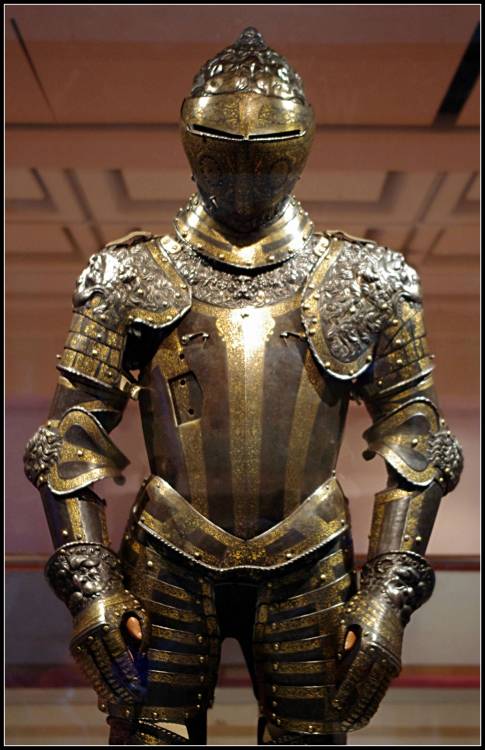 sartorialadventure: “Lion” armor of Henry II, king of France, 1550. Holy Cats! The *detailing*!