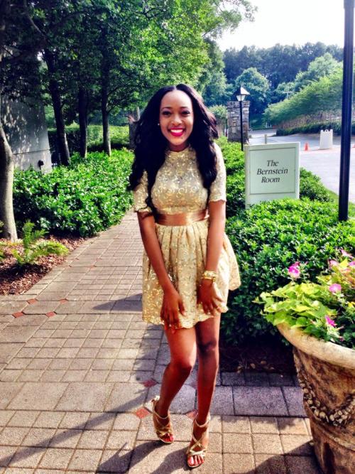 blackfashion:  BECAUSE IM HAPPY!!!! AND ITS FRIDAY DRESS; CUSTOM MADE BY DRESSMAKER OLIVIA SHOES: HEELS.COM SMILE: PRICELESS IG: CHICHI__EZURIKE