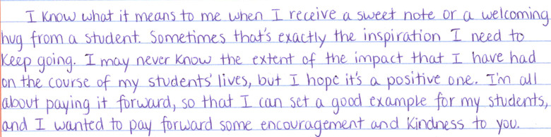whitehouse:  Tara Lax is a teacher a Five Forks Middle School in Georgia. Check out