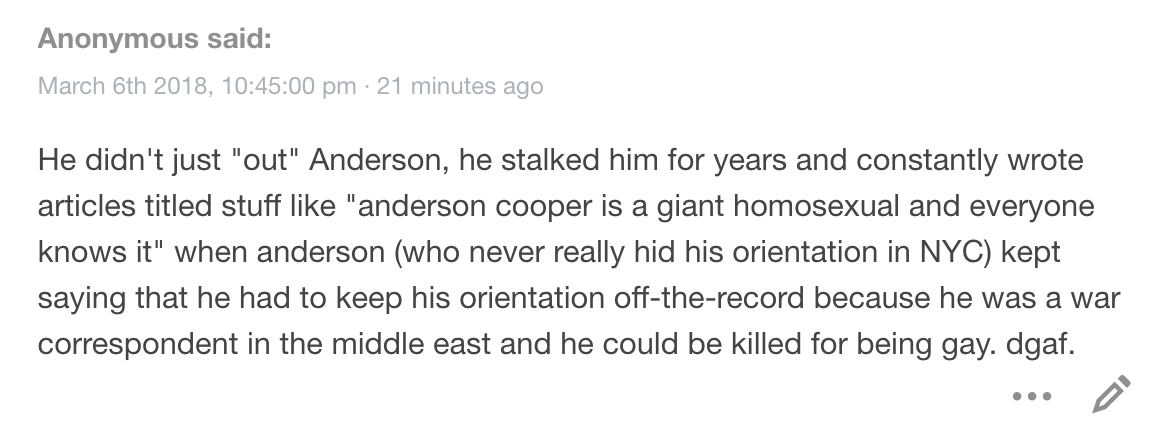 leepacey:  leepacey:  hey so it turns out that brian moylan, the journalist who outed