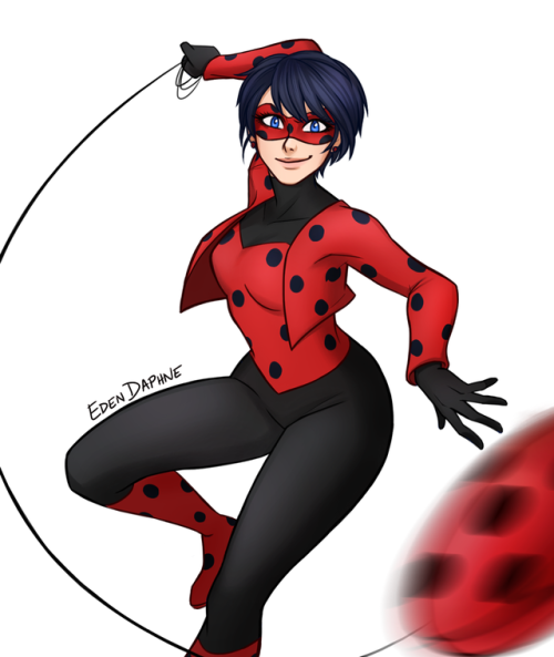 edendaphne:Has anyone else drawn the second one of Astruc’s grownup Ladybug designs??? It’s my fave~! <3