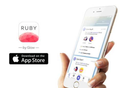 Hand holding Ruby app