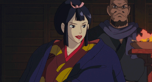Lady Eboshi’s optional GIFs for Ghibli Card.