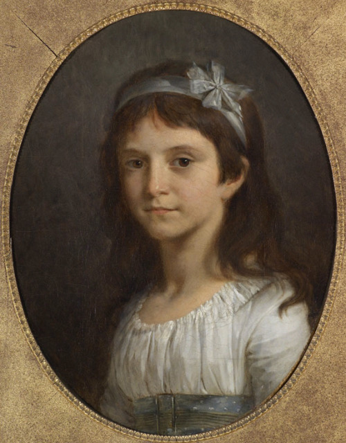 ab. 1796 Pierre-Paul Prud'hon - Portrait of Mademoiselle de Vellefrey(Musée des Beaux-Arts de Dijon)