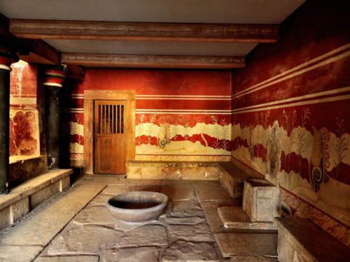 malemalefica:The Palace of Knossos is the most important of the Minoan palaces in Crete (Greece). It