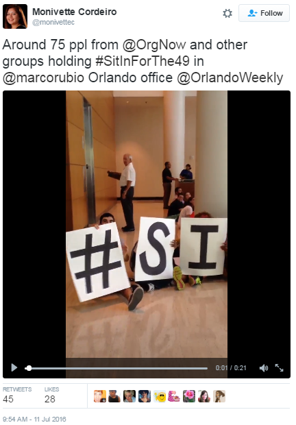 iwriteaboutfeminism:  Activists in Florida have begun what is planned to be a 49-hour