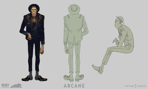  ARCANE | Chem Baron Chross Concept Art | Victor Maury