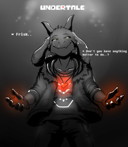 sendalight:  *WIth the little strenght you have left.. *You can still save someone… *Save…Asriel Dreemurr 