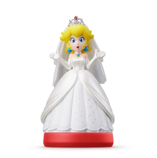 paper-mario-wiki: ladygolem:  japanesenintendo:  Super Mario Odyssey amiibo  Three new amiibo figures—Mario, Princess Peach and Bowser in their wedding outfits—will be released at the launch of Super Mario Odyssey.   