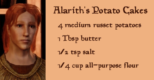 Alarith&rsquo;s Potato CakesThe alienage store is more than a place to purchase necessities. It&rsqu
