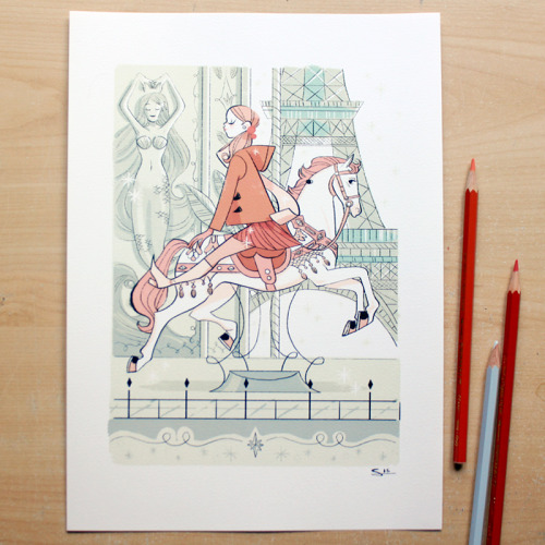 sibyllinesketchblog: I created this limited edition print in collaboration with Tictail for the holi