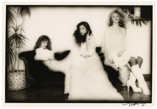 goldduststevie:Stevie, Sharon and Lori photographed by Neal Preston - 1981.