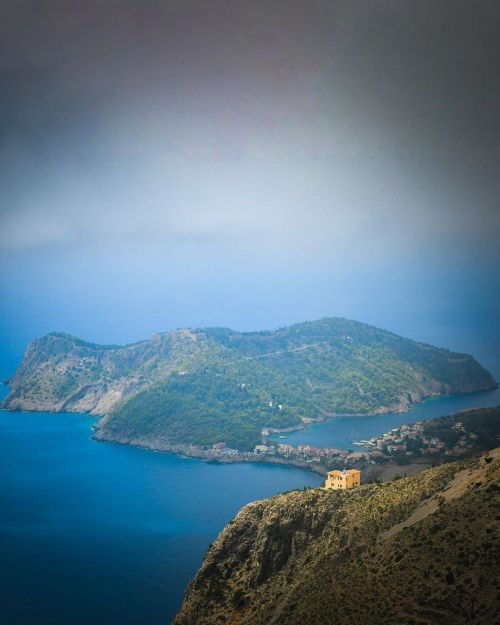 I wonder who’s that lucky soul&hellip; Assos, Cephalonia, Greece by Tony Kariotis.