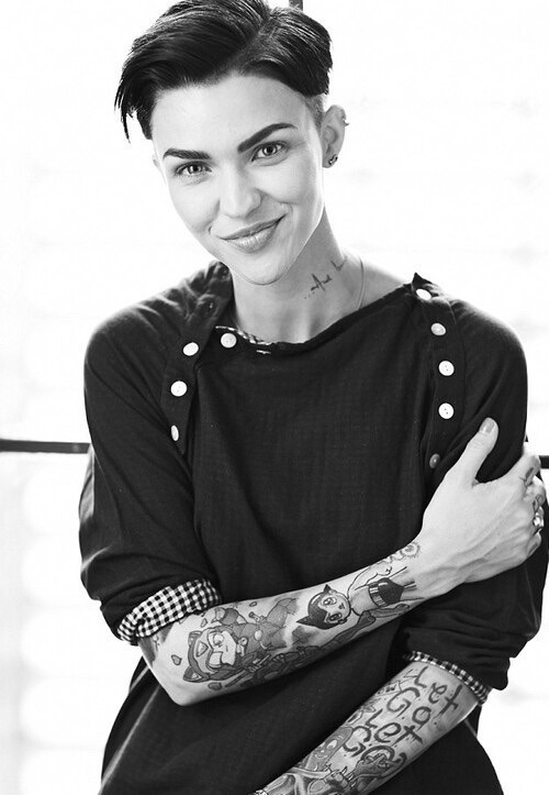 guadeve:  Ruby Rose x B&W