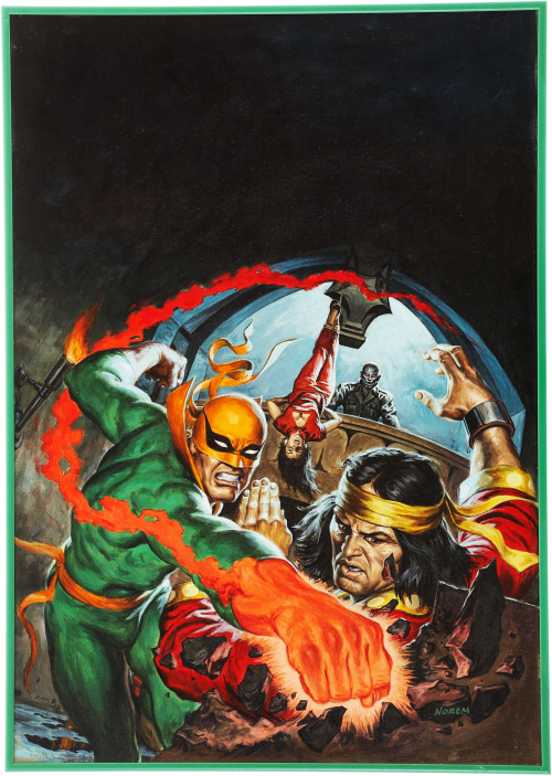 travisellisor: the cover to The Deadly Hands Of Kung Fu #29 by Earl Norem