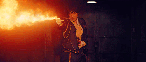kellyinawheeliebin:Dean Fujioka as Roy Mustang in Fullmetal Alchemist (2017)