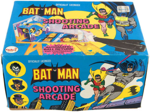 Batman Shooting Gallery by Marx, 1966.As all Batman fans know, Batman’s moral code prevents him from
