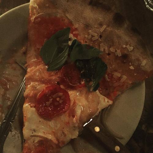 #datenight at @lucali_bk for the first time! Delicious! Especially paired with our bottle of @domain