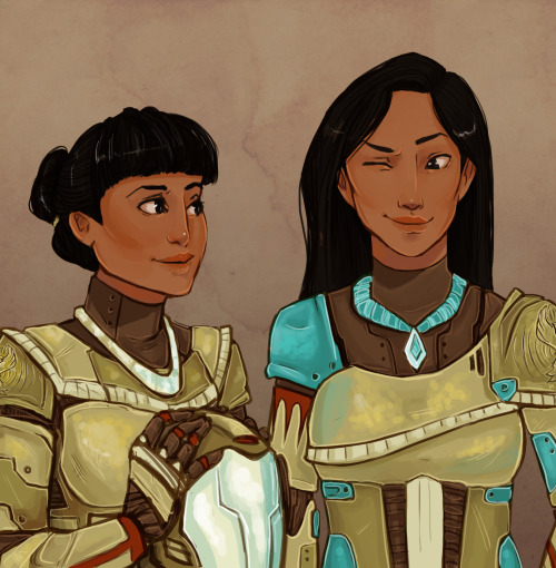 jiinsy: The pilots of the reliable Jaeger ‘Dream Giver’, Pocahontas and Nakoma have been