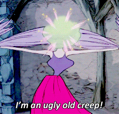 vintagegal:  The magnificent, marvelous, mad, mad, mad, mad Madam Mim!  Sword in