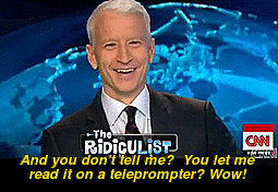 snakewife:pyper1887:Anderson Cooper’s co-workers prank him on live TV (x).okay but:i’d never seen a 