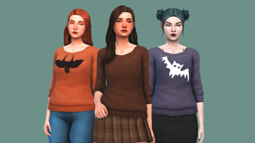 serindipitysims:  Bramblefinch Sweaters in The Historian I thought about saving these for Simblreen 