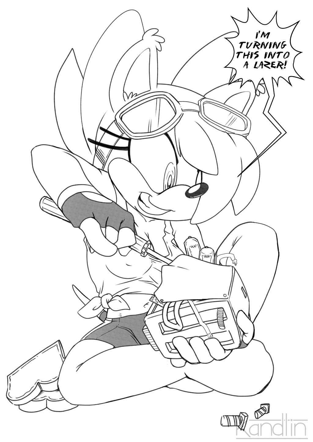 UpgradesSketch Stream Commission for PumQin of his Maddie, working on a toaster Patreon 