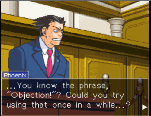 2pookyfox666:shslvalkyrie:Welcome to Ace Attorney.Reasons why you should play these games.