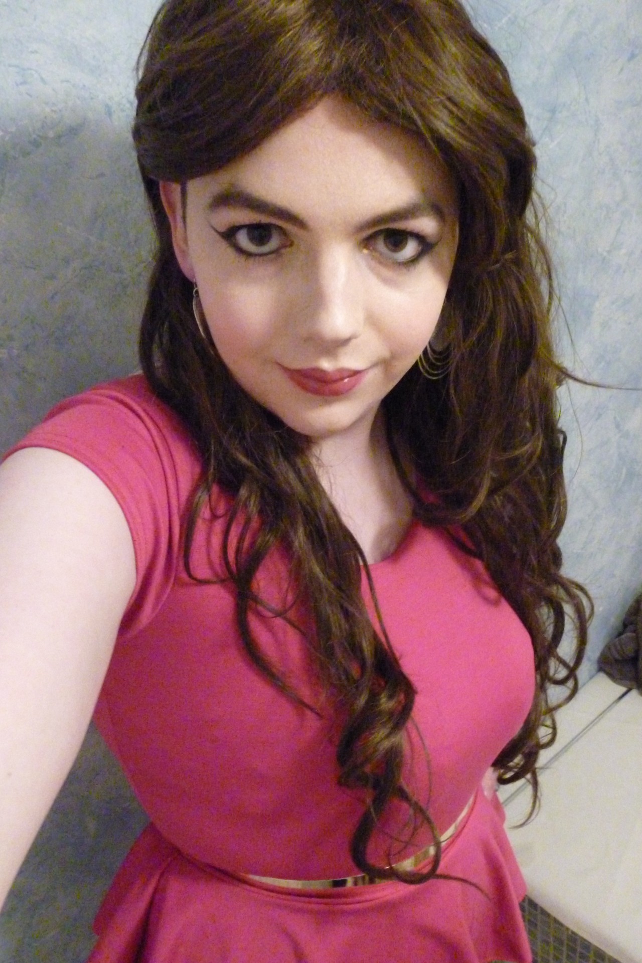lucy-cd:  PicturesFirst outfit with pink tights, I’ve had them for a long time
