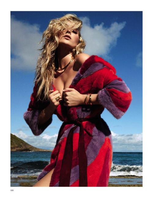 dariabessonova:INVIERNO O VERANO? Model: Elsa Hosk Photographer: Greg KadelStylist: Sara Fernandez