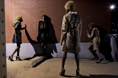 fromobscuretodemure: Hawa Diawara, Sigail Currie, Honorine Uwera and Atong Arjok by Steven Klein for