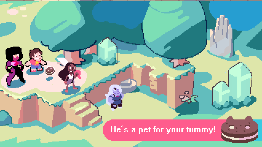 castpixel:  Pixelart for a cancelled project. Can’t say any more. Steven Universe